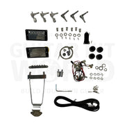 Semi Hollow E35 DIY Guitar Kit with Flamed Maple Top - Guitar Kit World