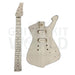 7-String Ice-Style Guitar Kit With Basswood Body And Maple Neck Skunk Stripe Ice7