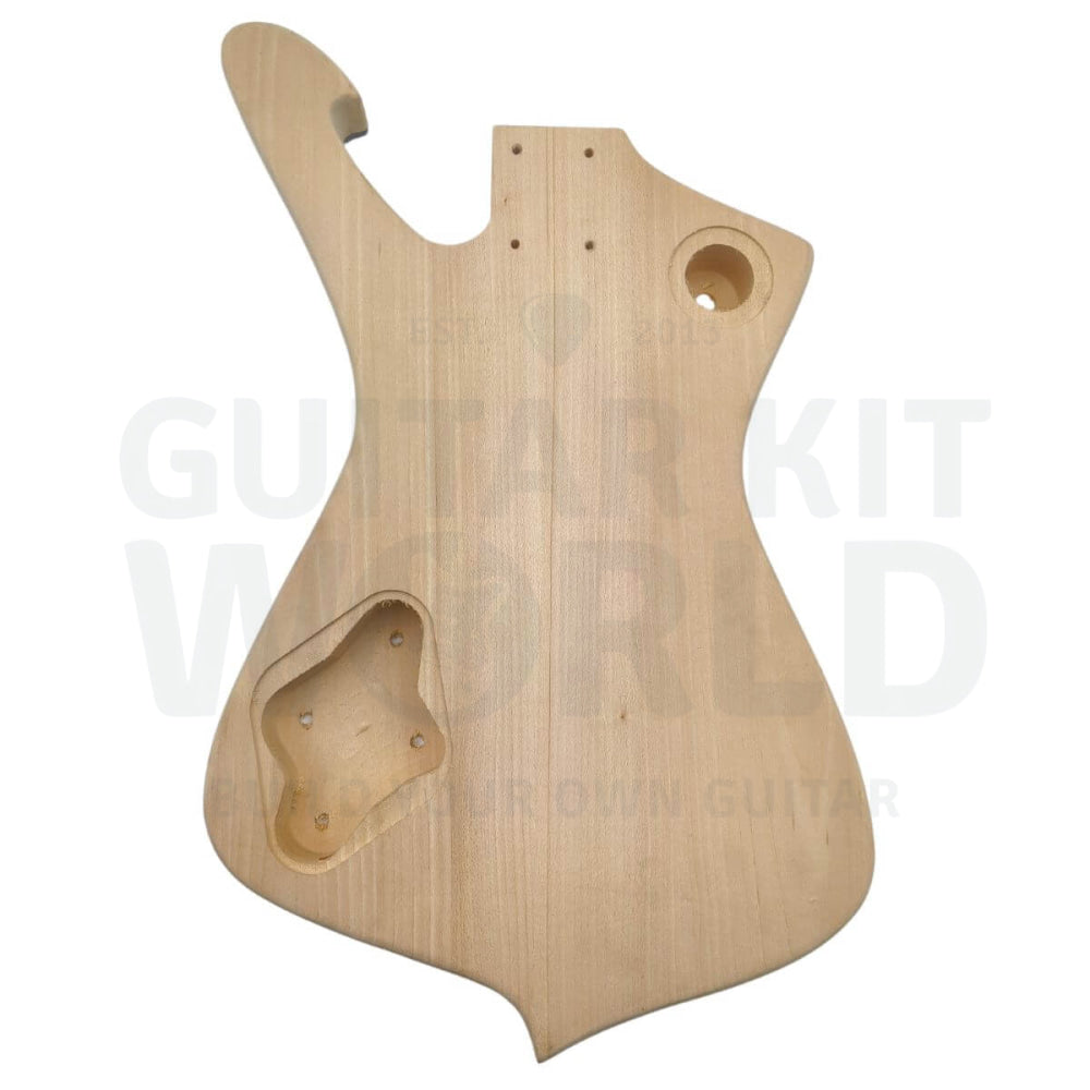 Basswood Iceman-Style DIY Guitar Kit | GKW — Guitar Kit World