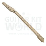 7-string ICE-style Guitar Kit with Basswood Body and Maple Neck with Skunk Stripe - Guitar Kit World