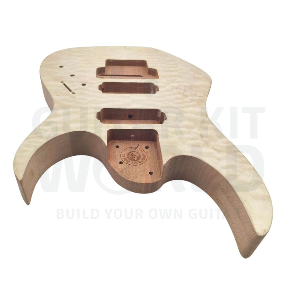 Mahogany 7-String JBM Superstrat DIY Guitar Kit | GKW — Guitar Kit