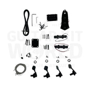 Left Hand JM Bass Build Kit with Mahogany Body and Ebony Fretboard - Guitar Kit World