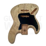 Left Hand JM Bass Build Kit with Mahogany Body and Ebony Fretboard - Guitar Kit World