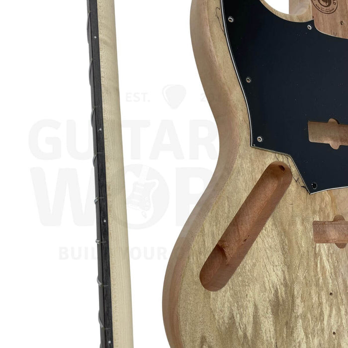 Left Hand JM Bass Build Kit with Mahogany Body and Ebony Fretboard