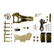 Hollow Body L5 Guitar Kit with Venetian Single Cutaway, Gold Finish Hardware - Guitar Kit World