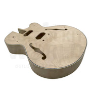 Hollow Body L5 Guitar Kit with Venetian Single Cutaway, Gold Finish Hardware - Guitar Kit World