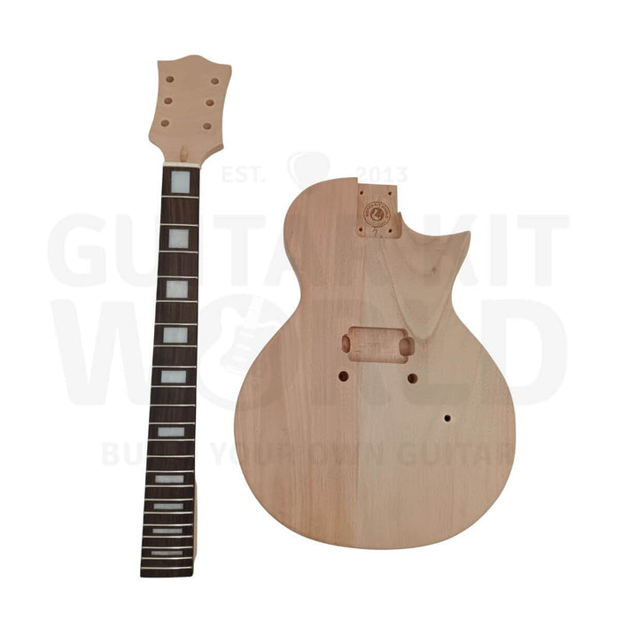 Junior Single Cut Guitar Kit with Bolt-On Neck, Black Hardware