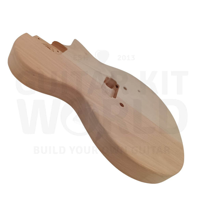 Junior Single Cut Guitar Kit with Bolt-On Neck, Black Hardware