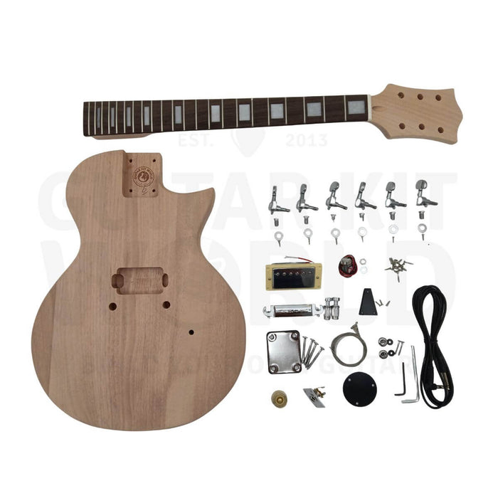 Junior Single Cut Guitar Kit with Bolt-On Neck, Chrome Hardware