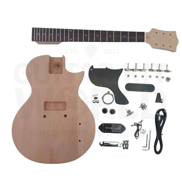 Junior Single Cut Guitar Kit with Mahogany Body and Set Neck