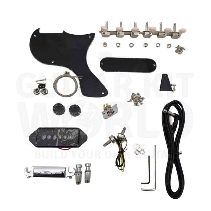 Junior Single Cut Guitar Kit with Mahogany Body and Set Neck