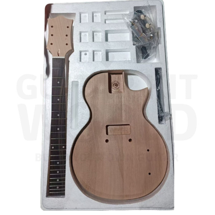 Junior Single Cut Guitar Kit with Mahogany Body and Neck - Guitar Kit World