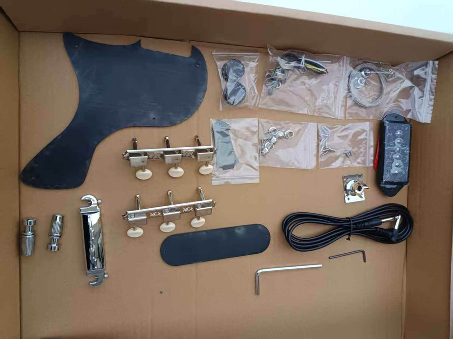 Junior Single Cut Guitar Kit with Mahogany Body and Neck