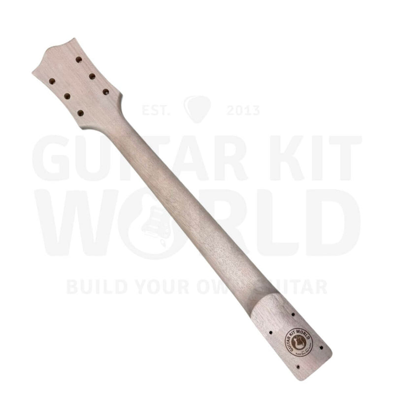 LP Style Electric Guitar with Mahogany Body, Ebony Fretboard & Humbuckers - Guitar Kit World