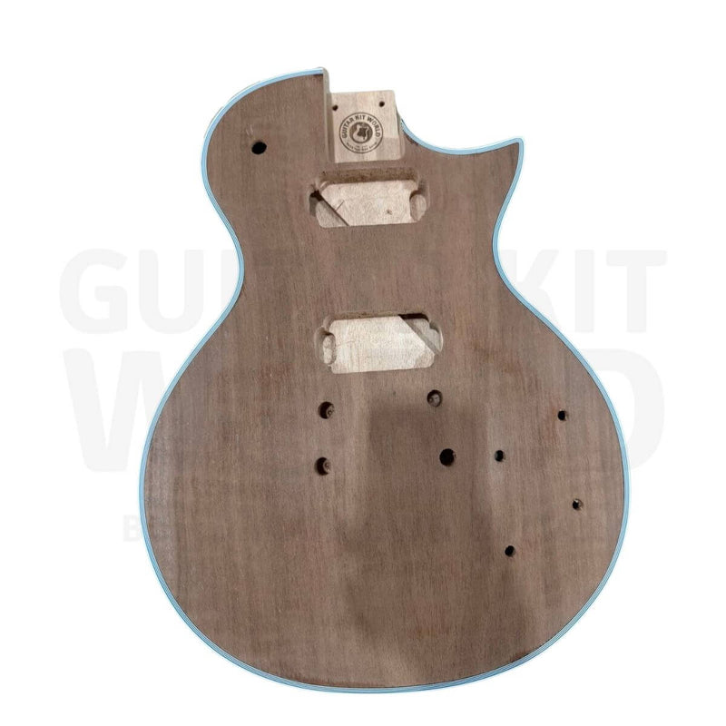 LP Style Electric Guitar with Mahogany Body, Ebony Fretboard & Humbuckers - Guitar Kit World