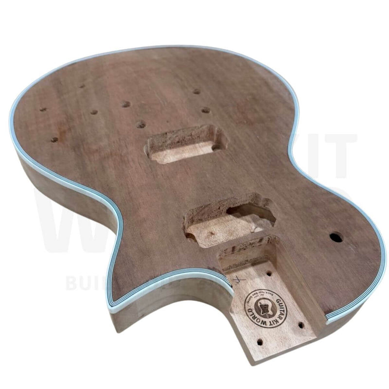 LP Style Electric Guitar with Mahogany Body, Ebony Fretboard & Humbuckers - Guitar Kit World