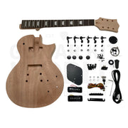 Mahogany Body LP-Style Guitar Kit with P90 Pickups with Black Hardware - Guitar Kit World