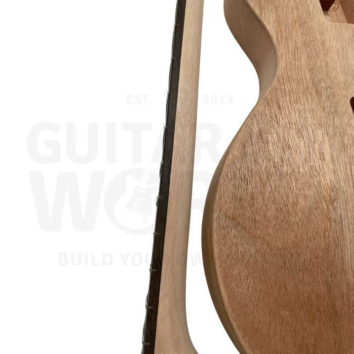 LP-Style Kit with P90 Pickups, Mahogany Body & Ebony Fretboard - Guitar Kit World