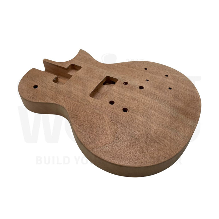 LP-Style Kit with P90 Pickups, Mahogany Body & Ebony Fretboard - Guitar Kit World