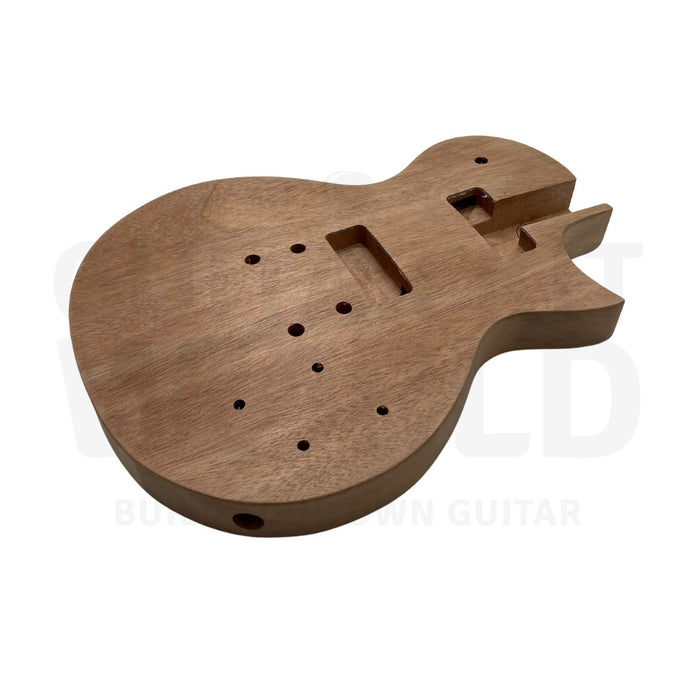 LP-Style Kit with P90 Pickups, Mahogany Body & Ebony Fretboard - Guitar Kit World