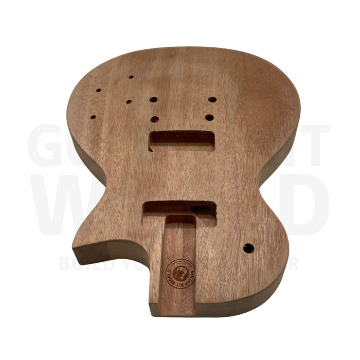 LP-Style Kit with P90 Pickups, Mahogany Body & Ebony Fretboard - Guitar Kit World