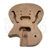 Semi-Hollow LP-style Mahogany Guitar Kit with 22 Frets, Chrome Hardware - Guitar Kit World