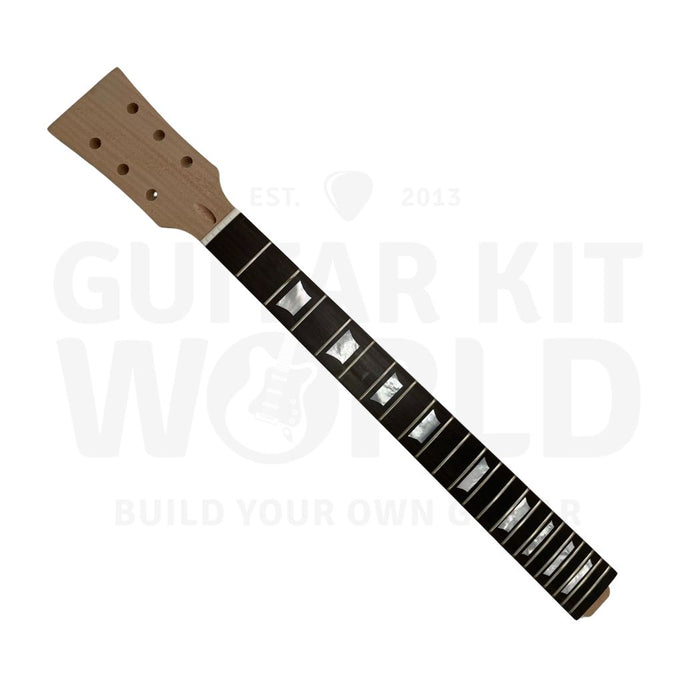 Semi-Hollow LP-style Mahogany Guitar Kit with 22 Frets, Chrome Hardware - Guitar Kit World