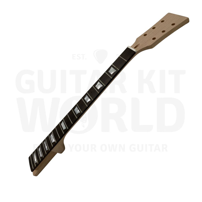 Semi-Hollow LP-style Mahogany Guitar Kit with 22 Frets, Chrome Hardware - Guitar Kit World