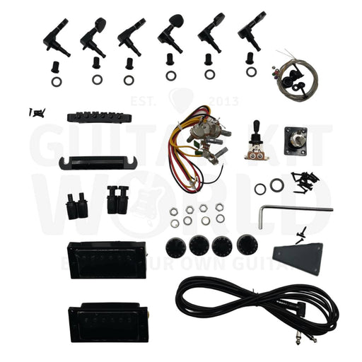 Ash L2 Baritone 30" Semi-Hollow Archtop Guitar Kit - Guitar Kit World