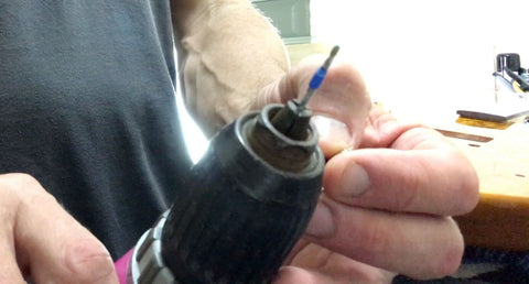 drill pilot holes