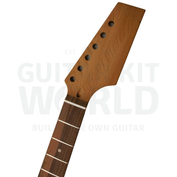 Mahogany S-Style Guitar Kit With Roasted Maple Neck