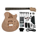Mahogany NI-style Guitar Kit with Quilted Maple Veneer, Ebony Fretboard - Guitar Kit World