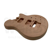 Mahogany NI-style Guitar Kit with Quilted Maple Veneer, Ebony Fretboard - Guitar Kit World