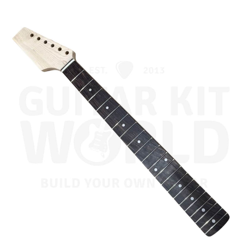 Left-Hand ST-Style Electric Guitar Kit with Mahogany Body, Maple Neck - Guitar Kit World