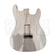 Left-Hand ST-Style Electric Guitar Kit with Mahogany Body, Maple Neck - Guitar Kit World