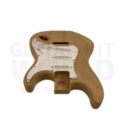 ST-Style Electric Guitar Kit with Mahogany Body, 21-Fret Maple Neck - Guitar Kit World