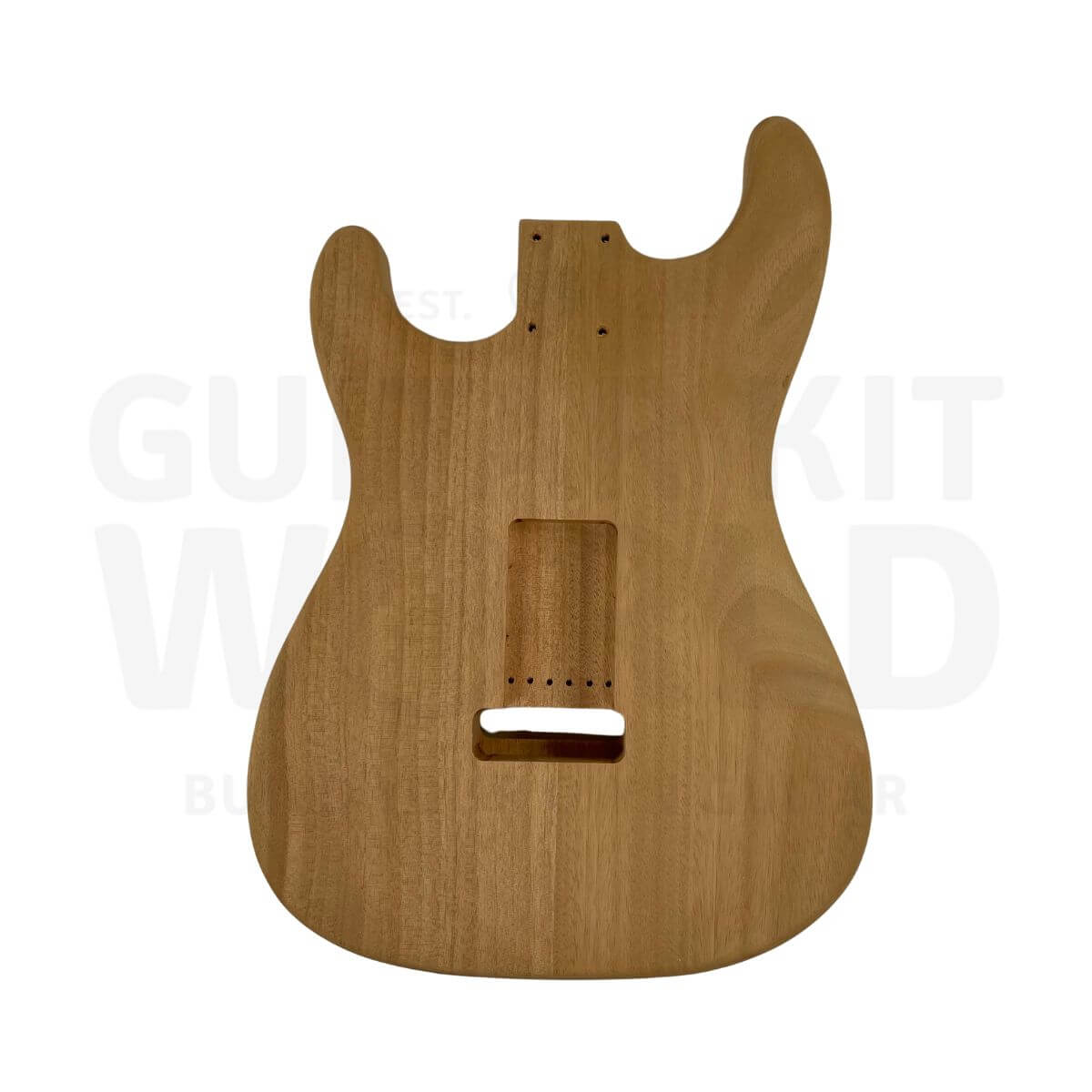 Mahogany ST-Style DIY Guitar Kit 21-Fret Maple Neck | GKW — Guitar