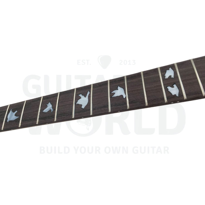 Semi-hollow Offset Body Guitar Kit with Quilted Maple Veneer