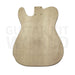 Basswood Body TE Guitar Kit with Bolt-On Maple Maple Skunk Striped Neck - Guitar Kit World