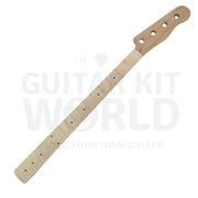 Basswood T-style Bass Guitar Kit with Maple Neck and Skunk Stripe - Guitar Kit World