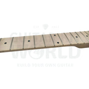 Basswood T-style Bass Guitar Kit with Maple Neck and Skunk Stripe - Guitar Kit World