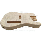 Basswood T-style Bass Guitar Kit with Maple Neck and Skunk Stripe - Guitar Kit World