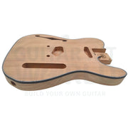 Semi-hollow Mahogany T-style kit with Vibrato Tailpiece - Guitar Kit World