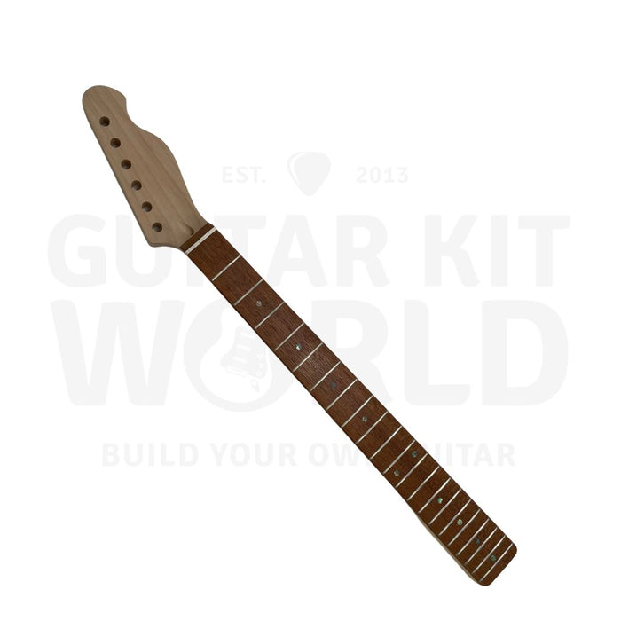 Mahogany TE Semi-Hollow DIY Guitar Kit with Pau Ferro Fretboard - Guitar Kit World