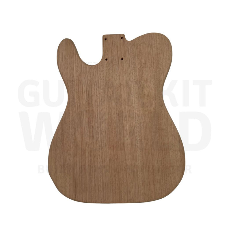 Mahogany TE Semi-Hollow DIY Guitar Kit with Pau Ferro Fretboard - Guitar Kit World