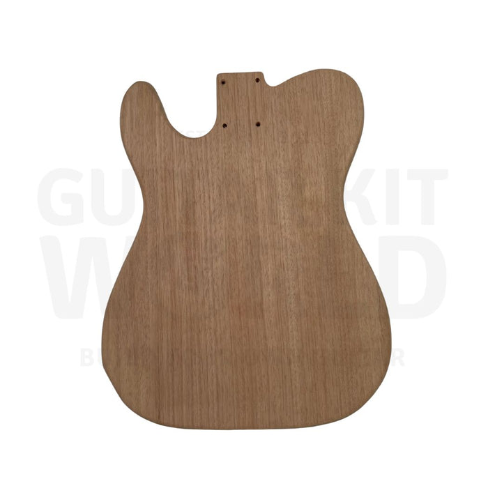 Mahogany TE Semi-Hollow DIY Guitar Kit with Pau Ferro Fretboard - Guitar Kit World