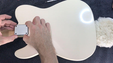 placing the neck plate cushion