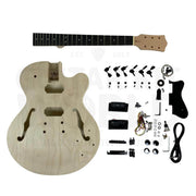 Thin L3 Hollow Body Electric Guitar Kit with Black Hardware - Guitar Kit World