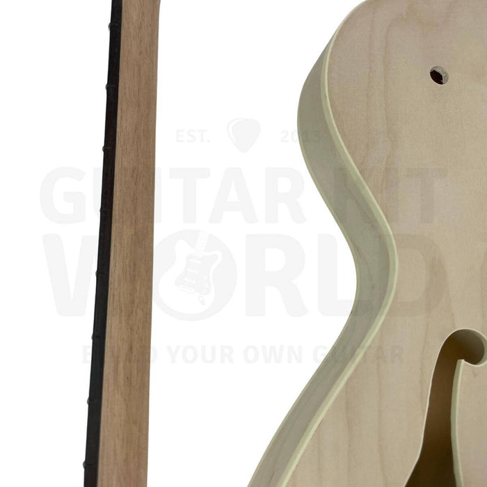 Thin L3 Hollow Body Electric Guitar Kit with Black Hardware