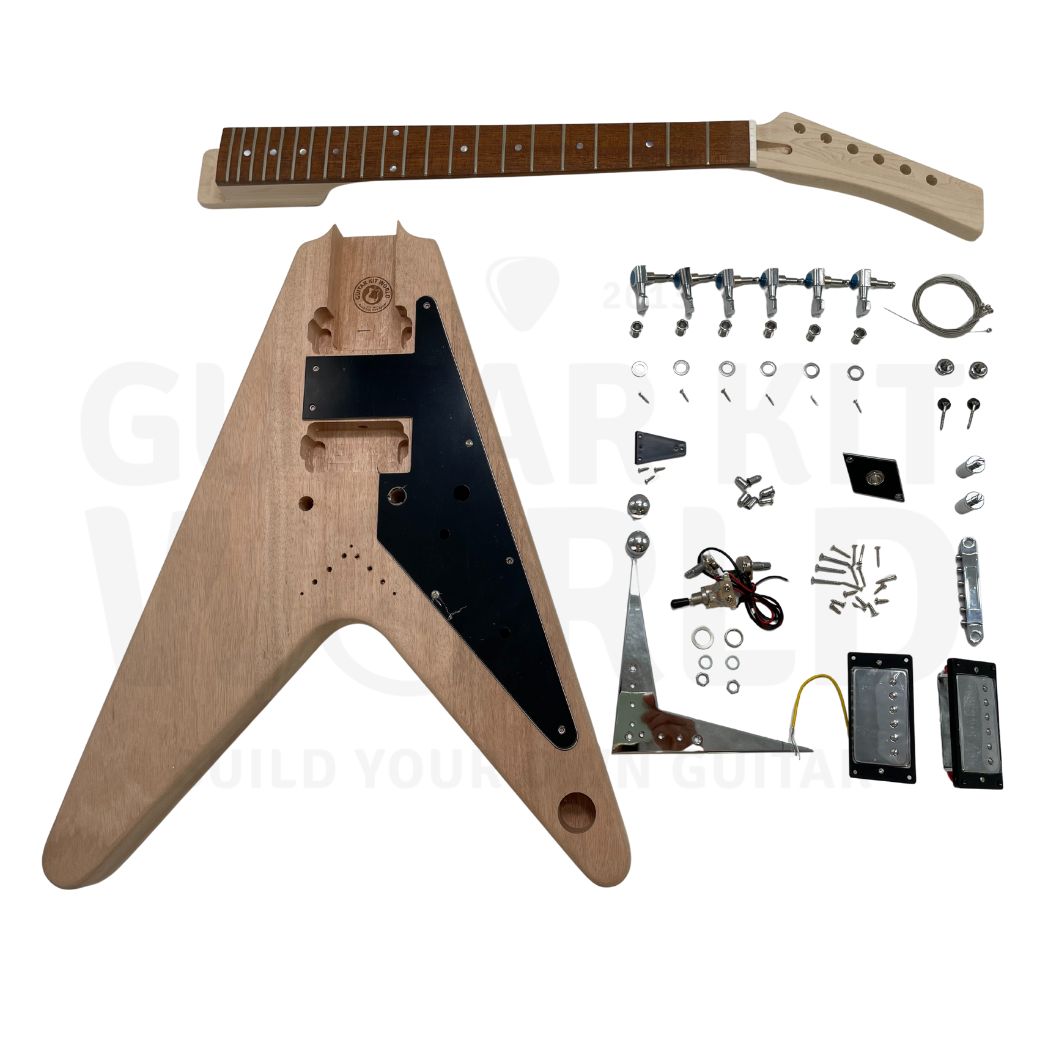 Mahogany V 57-Style DIY Guitar Kit | GKW — Guitar Kit World